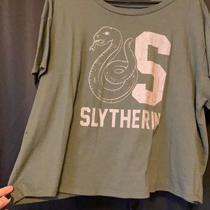 Slytherin Crop Top